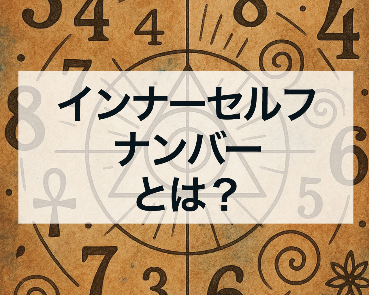 インナーセルフナンバーとは？