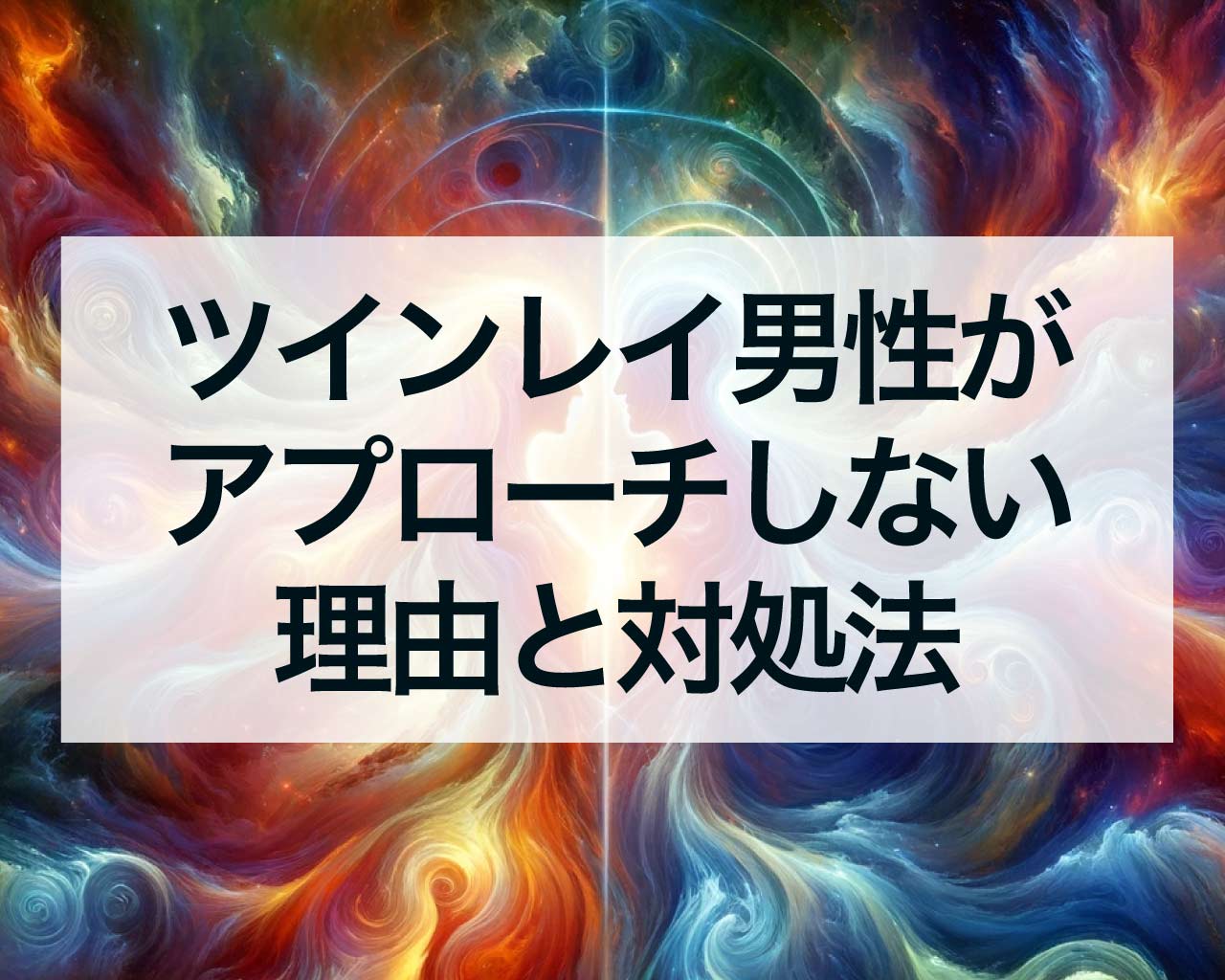 ツインレイ男性がアプローチしない理由と対処法