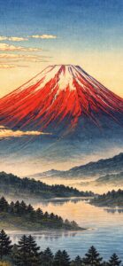 赤富士待ち受け