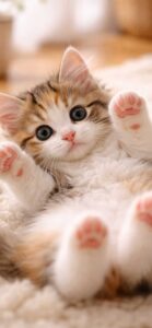 猫の待ち受け