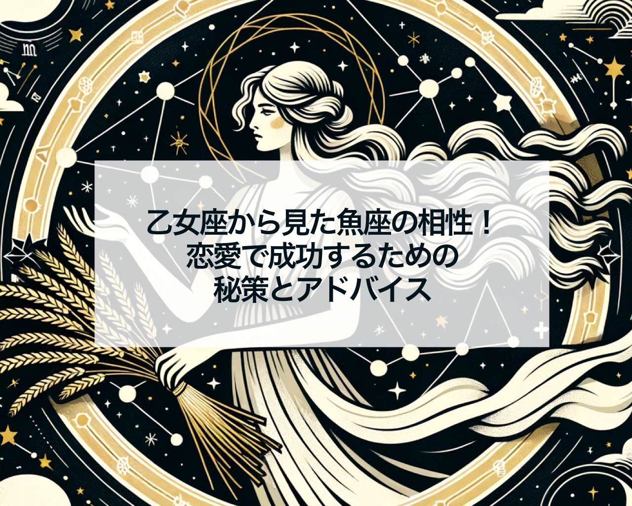 乙女座から見た魚座の相性！恋愛で成功するための秘策とアドバイス