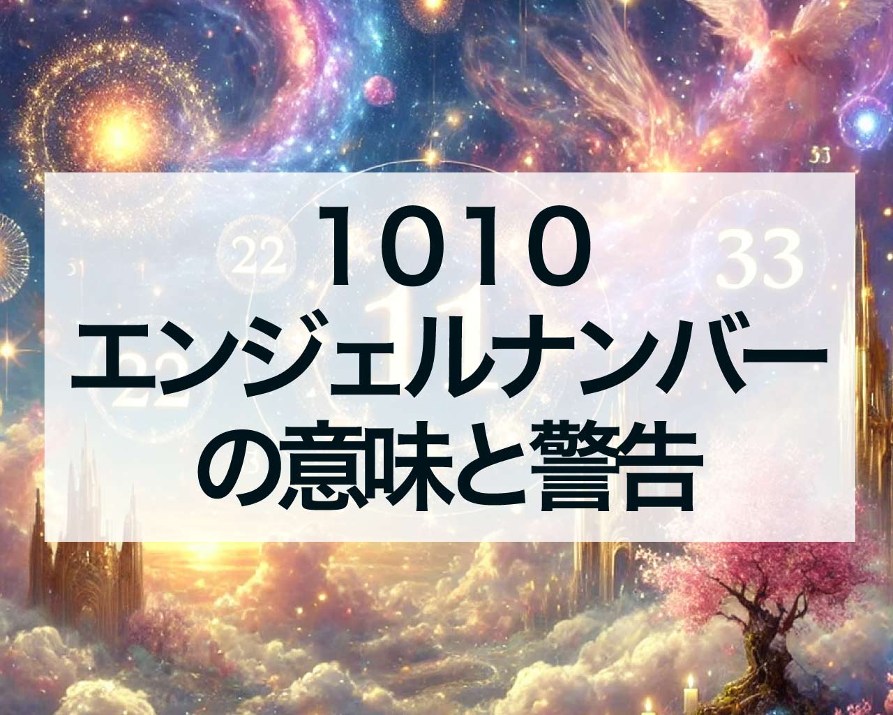 1010エンジェルナンバーの意味と警告とは