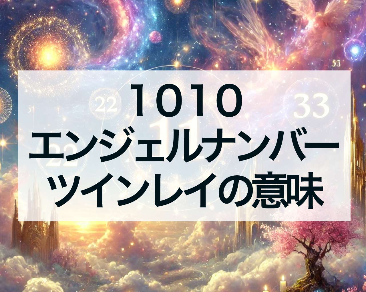 1010エンジェルナンバーが意味するツインレイとサイレント期間