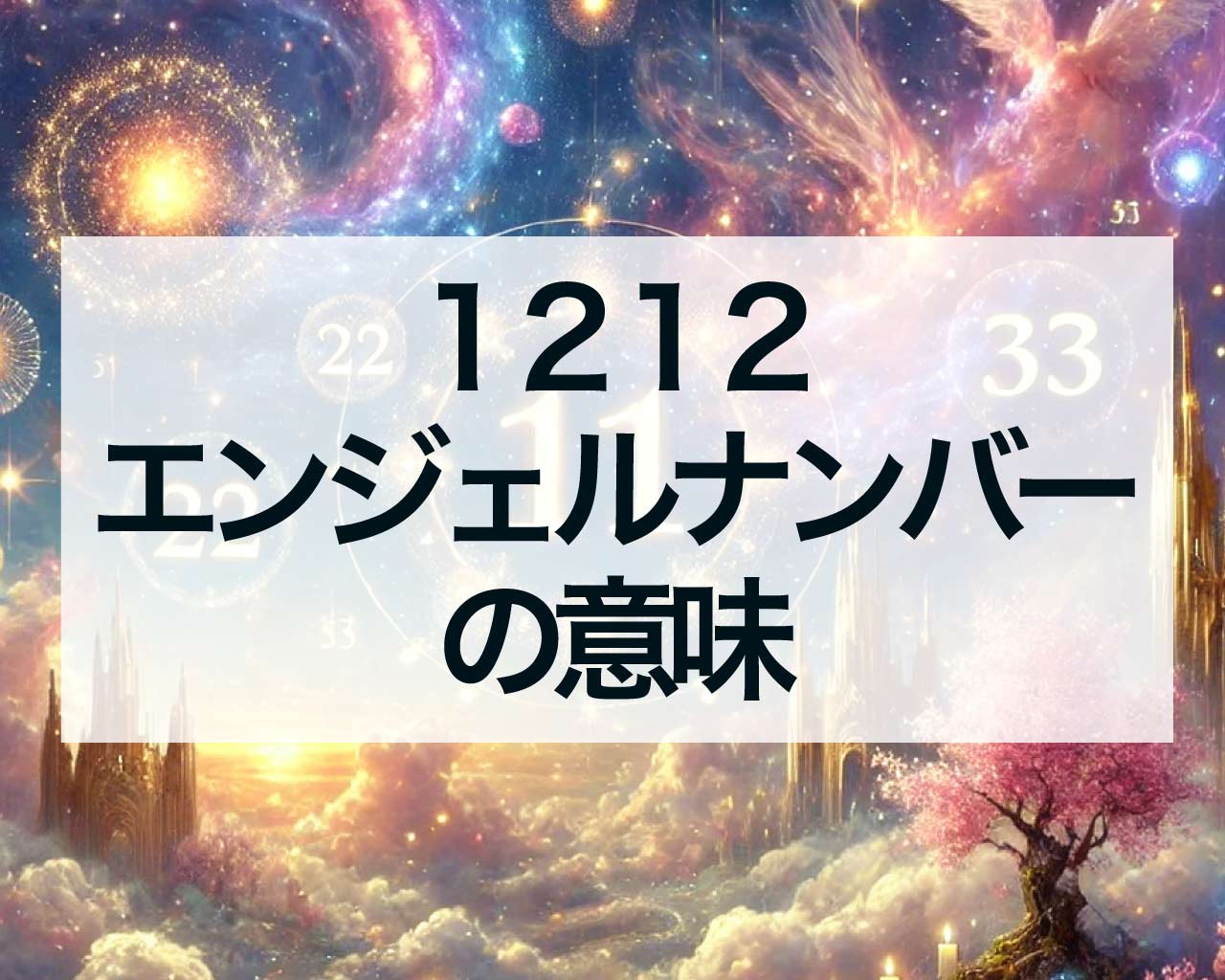 1212エンジェルナンバーの本当の意味