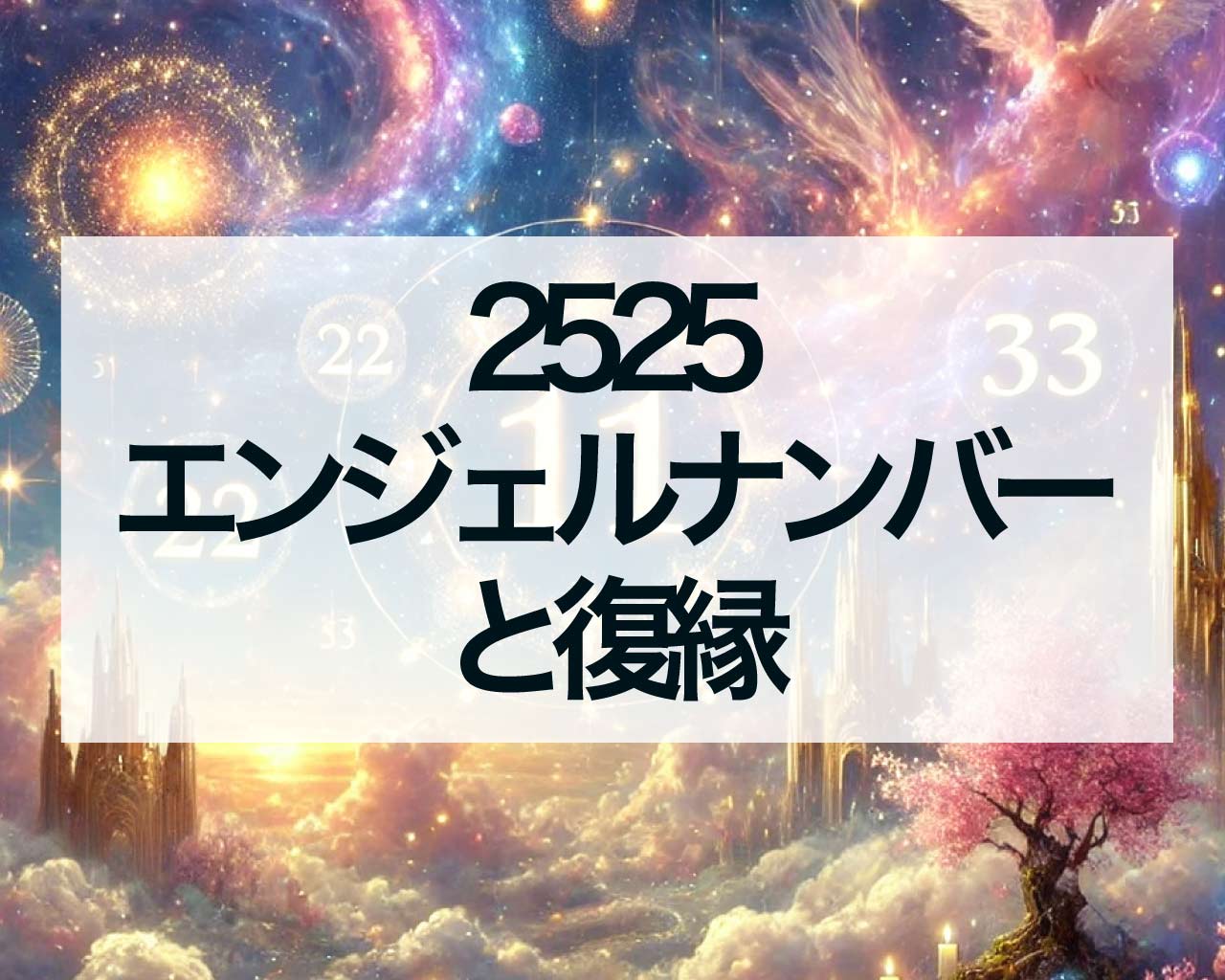 2525エンジェルナンバーと復縁、2525をよく見るのは復縁や恋愛でどんなことが起こる？