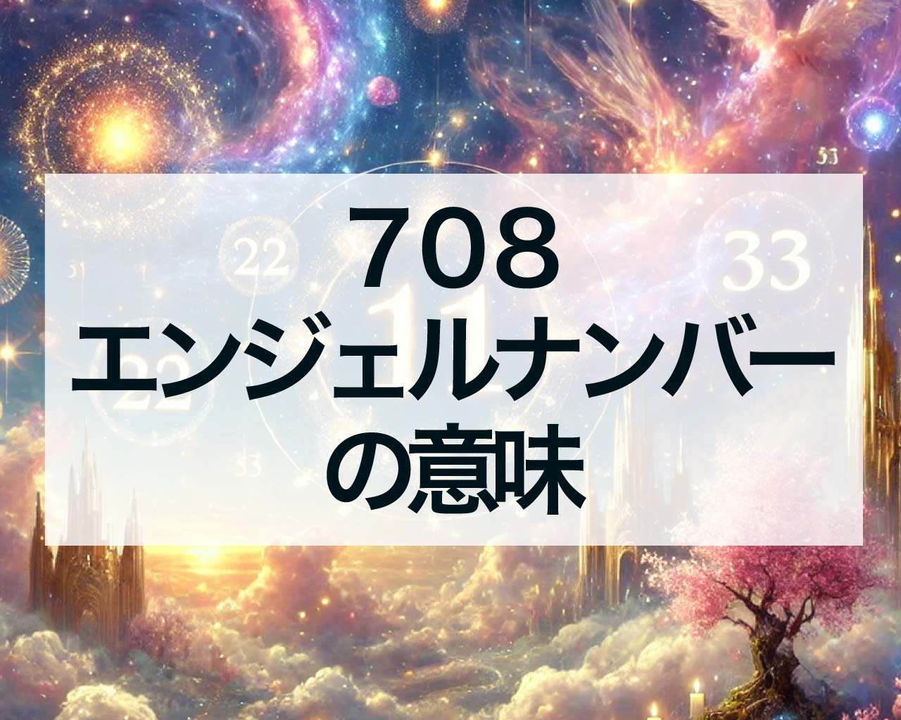 708エンジェルナンバーの意味とは？恋愛・結婚・復縁のメッセージを徹底解説！