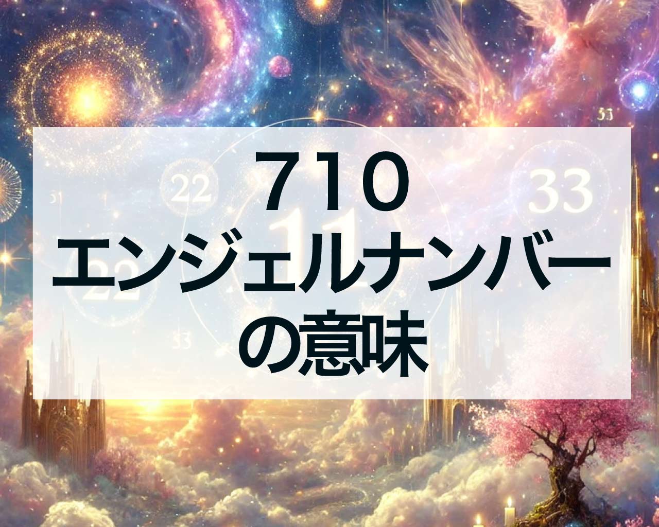 710エンジェルナンバーの意味：恋愛、復縁、ツインレイ、宝くじに秘められたサイン