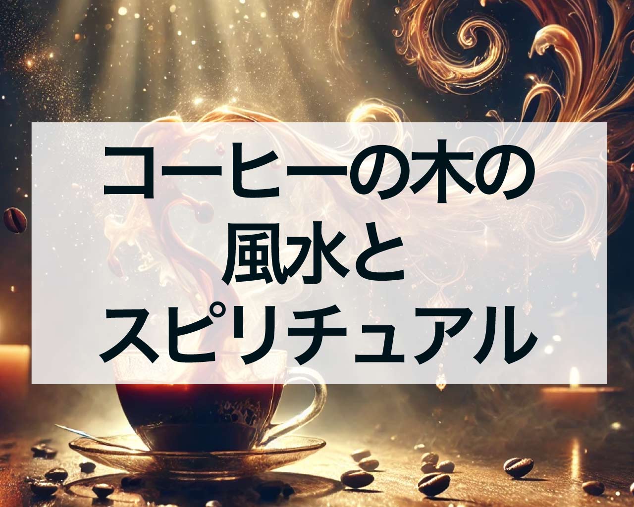 コーヒーの木の風水とスピリチュアル、運気が上がる置き方