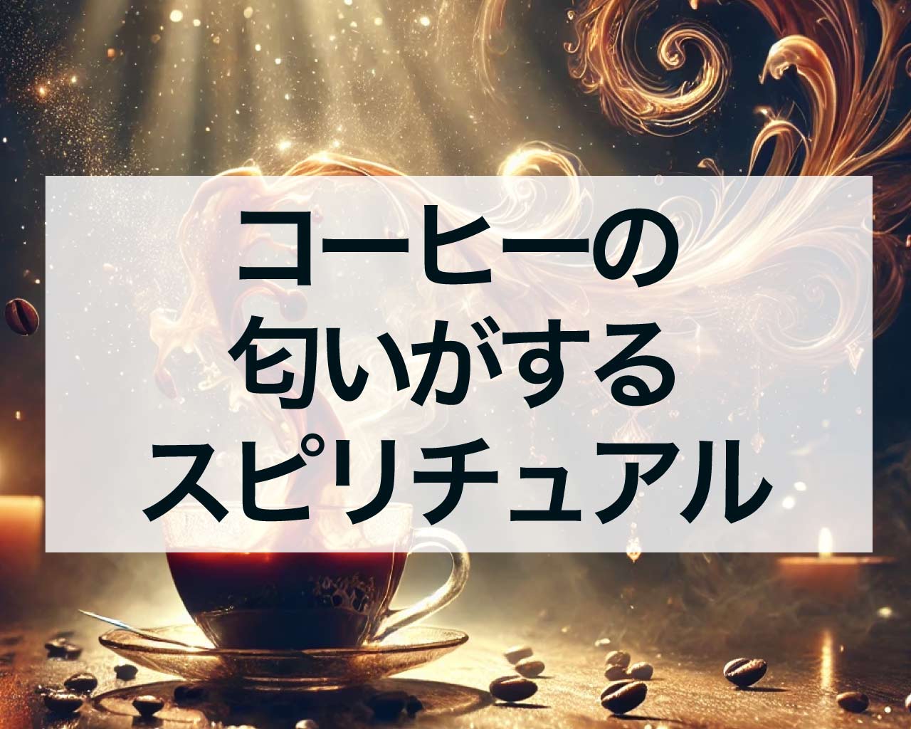 コーヒーの匂いがするスピリチュアル、コーヒーがなくても香りを感じる時