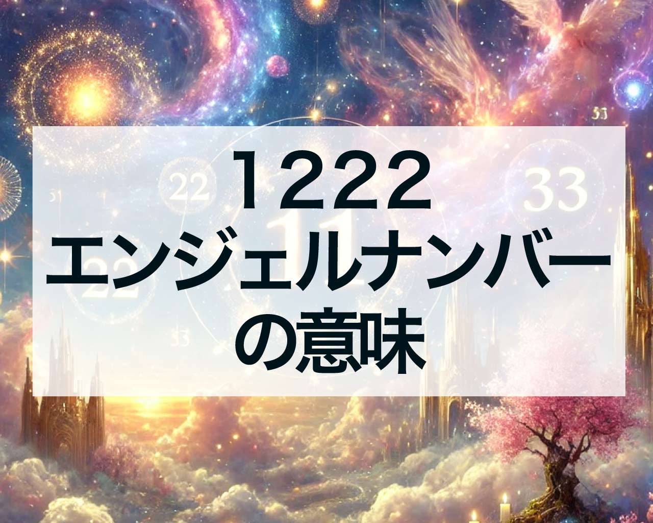 1222エンジェルナンバーの意味、ツインレイとサイレント期間の統合