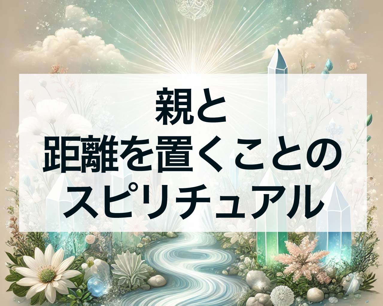 親と距離を置くことのスピリチュアルな意味とは？人生に訪れる大きな転機のサイン