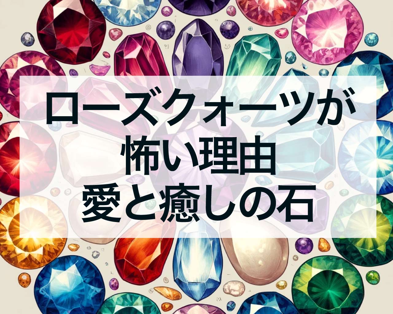 ローズクォーツが怖い理由！愛と癒しの石が持つ意外な一面とは？