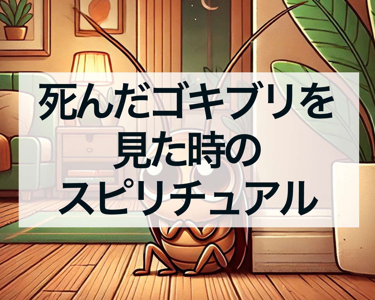 死んだゴキブリを見た時のスピリチュアルな意味