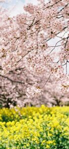 満開の桜の待ち受け