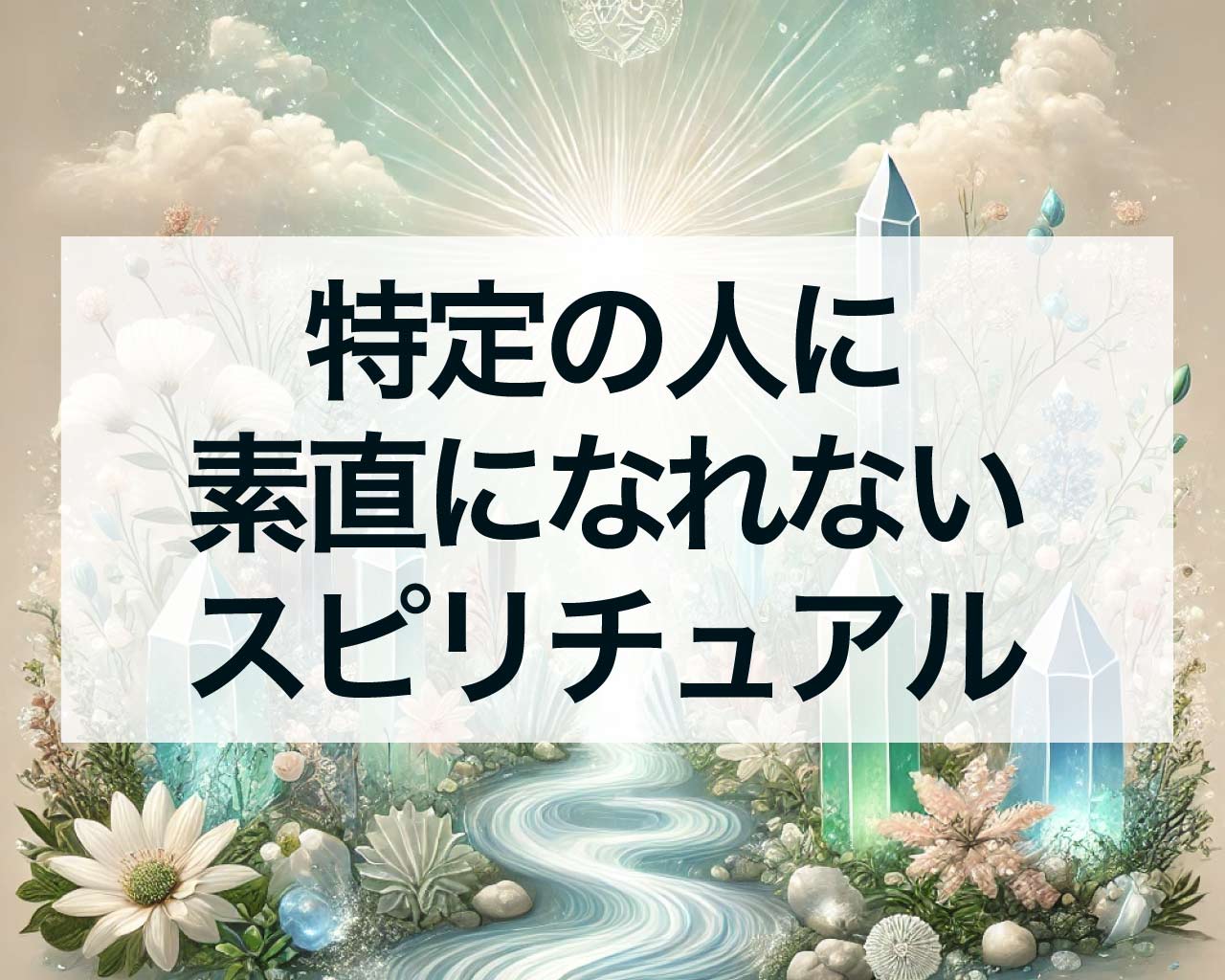 素直になれないスピリチュアル、特定の人に素直になれない時の意味