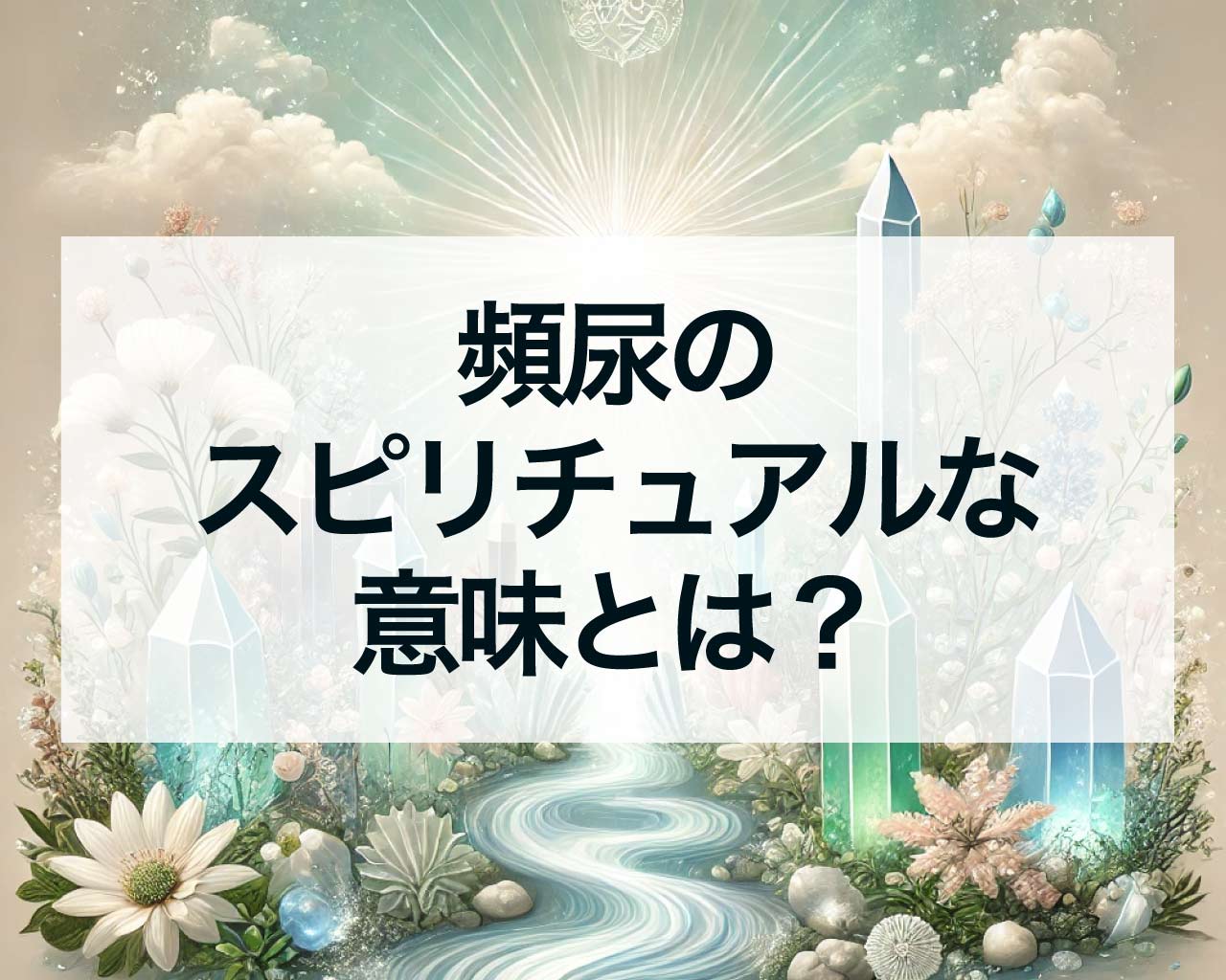 頻尿のスピリチュアルな意味とは？