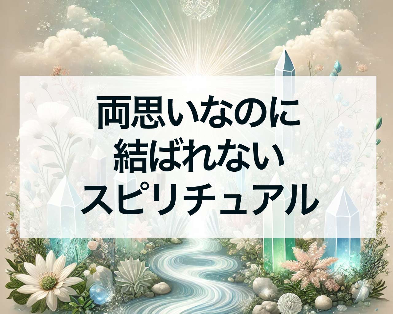 両思いなのに結ばれないスピリチュアル