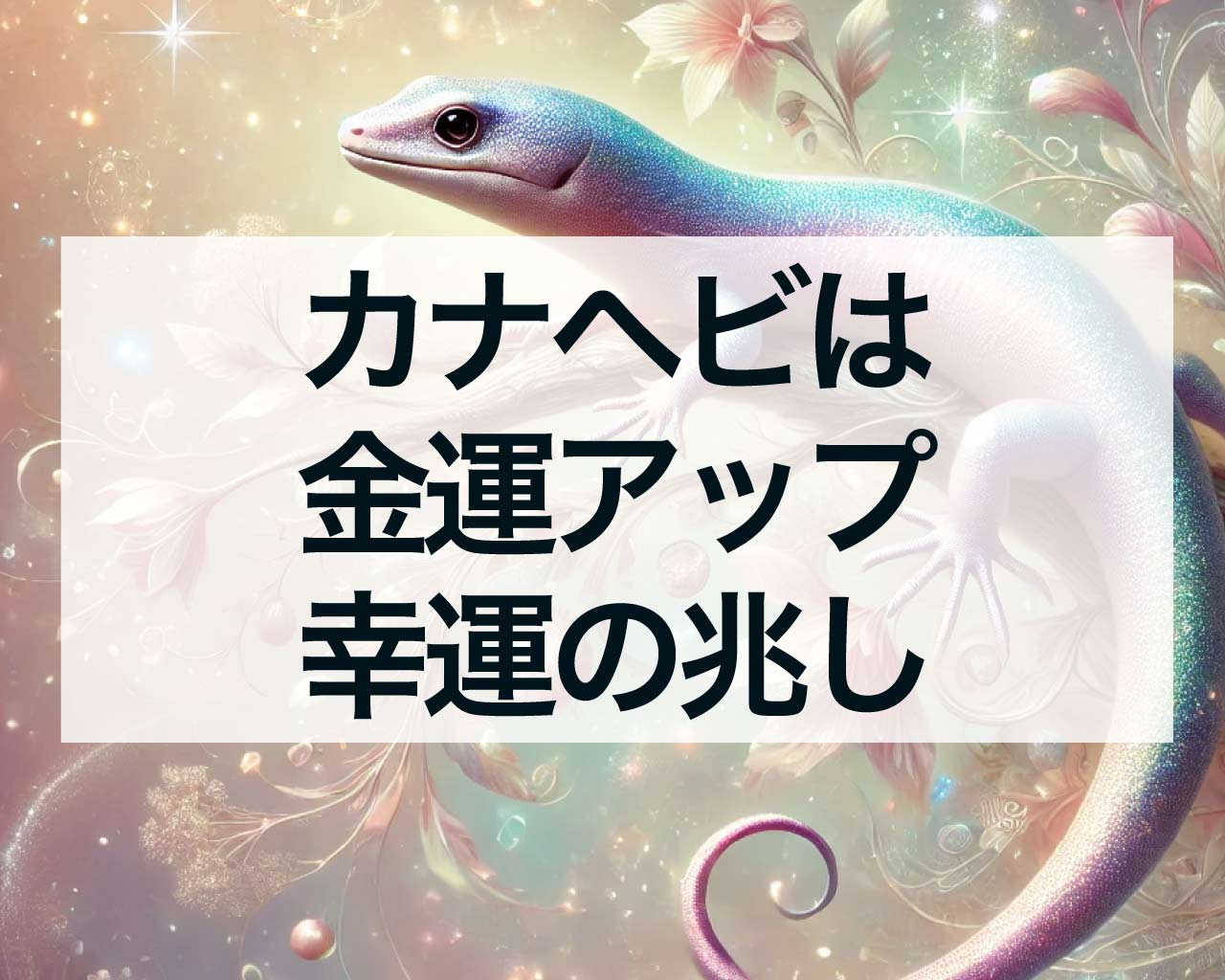 カナヘビは金運アップ！カナヘビが家に出たり住み着くのは幸運の兆し