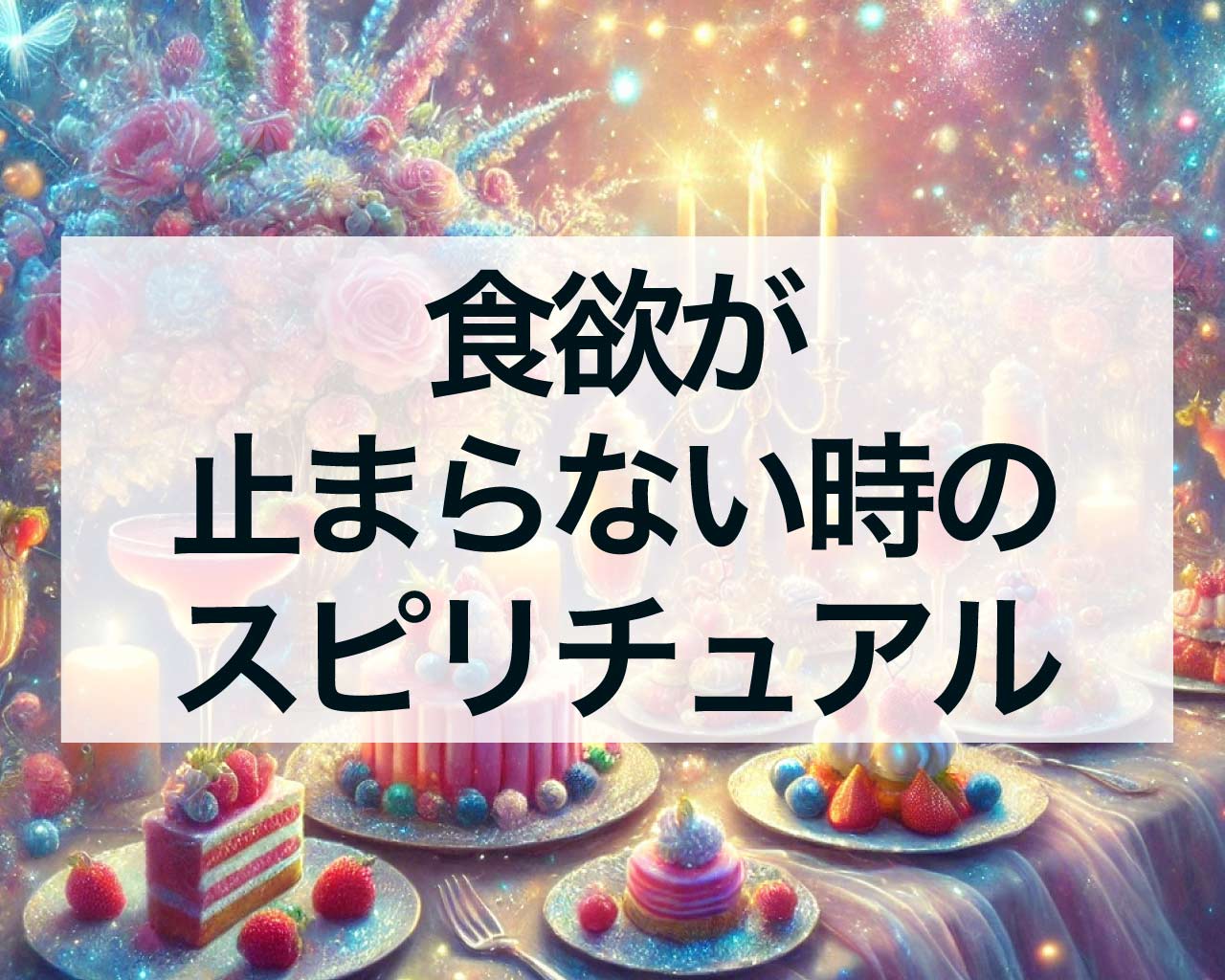 食欲が止まらない時のスピリチュアル、波動が上がると食欲が出る？