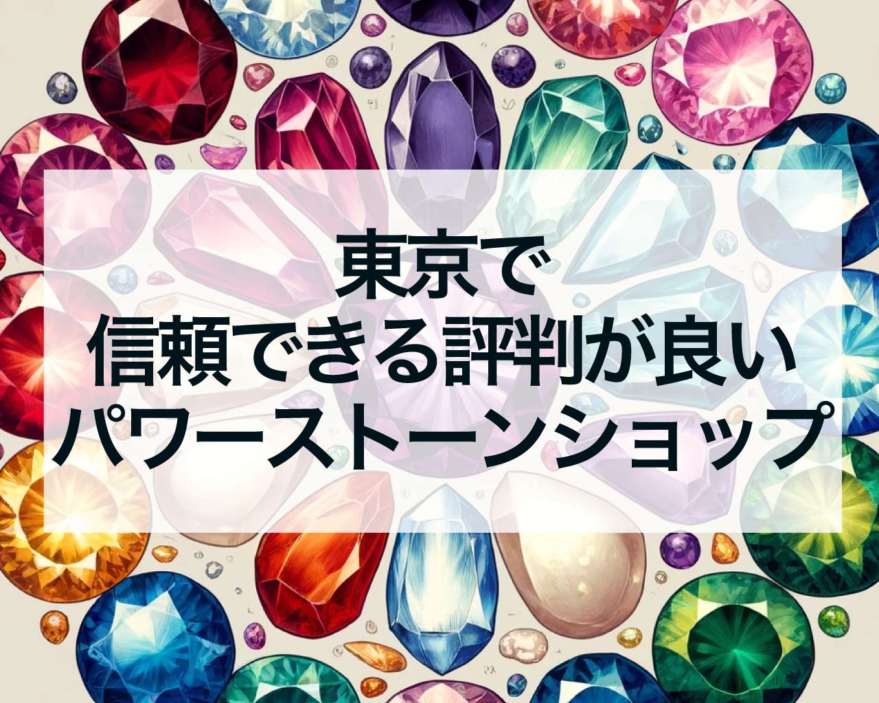 東京で信頼できるおすすめの評判が良いパワーストーンショップ