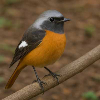 ジョウビタキは、冬になると日本にやってくる「冬鳥（ふゆどり）」の一種