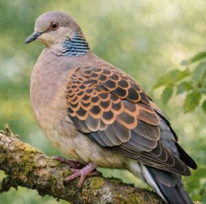 キジバトは日本で最も身近なハトの一種で、首元のうろこ模様が特徴的です。やさしく響く「デーデーポッポー」という鳴き声は、忙しい日常の中でも心をゆるめてくれます。