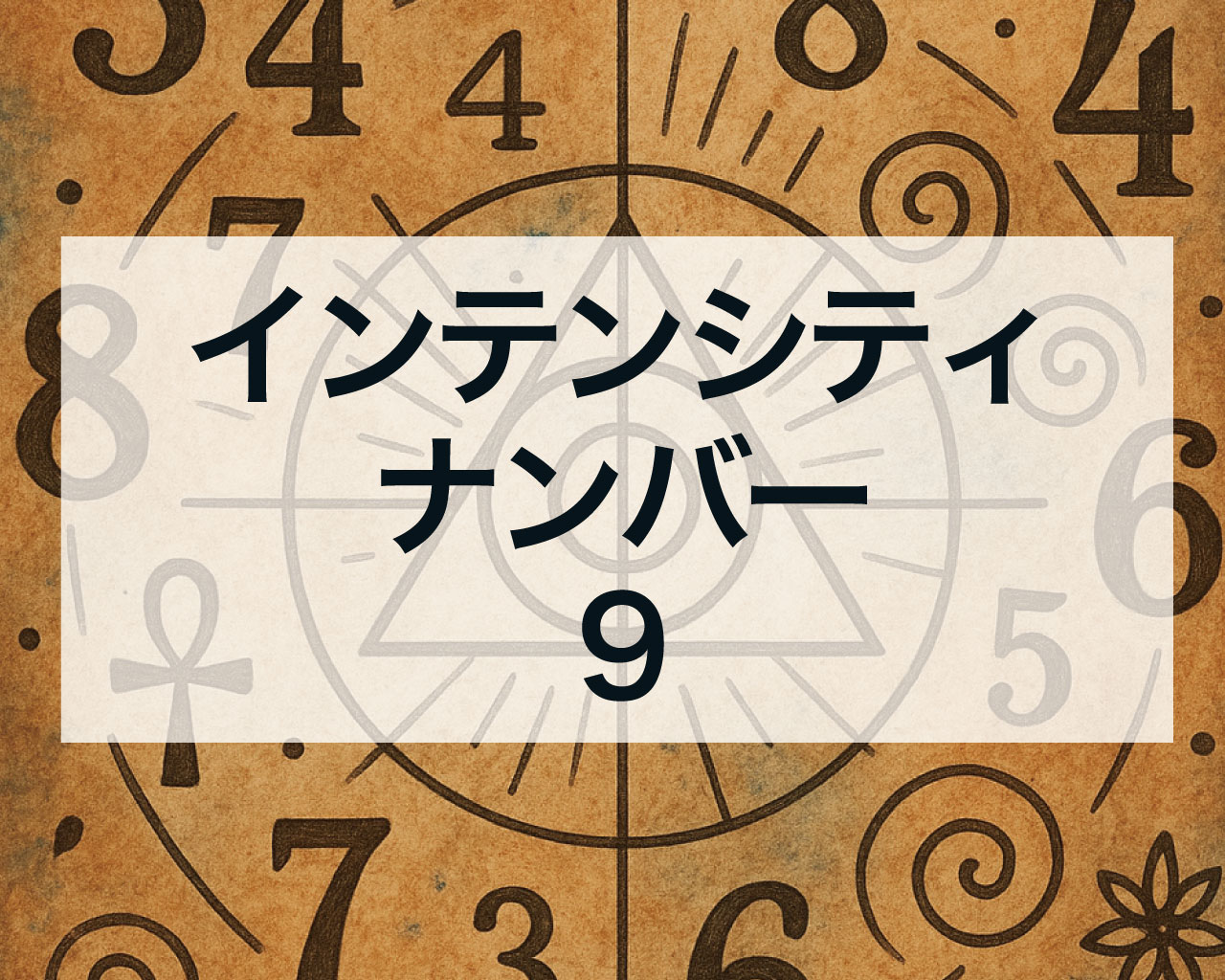インテンシティナンバー9