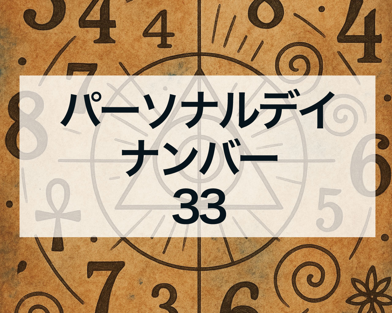 パーソナルデイナンバー33