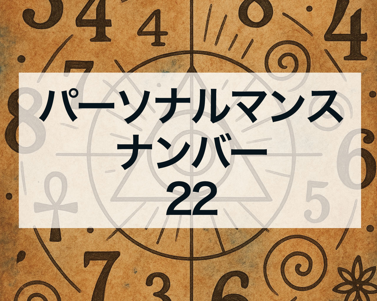 パーソナルマンスナンバー22