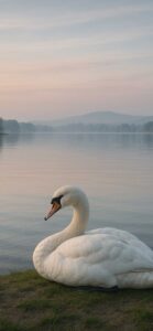 白鳥の待受画像2. 心の浄化・癒しの効果