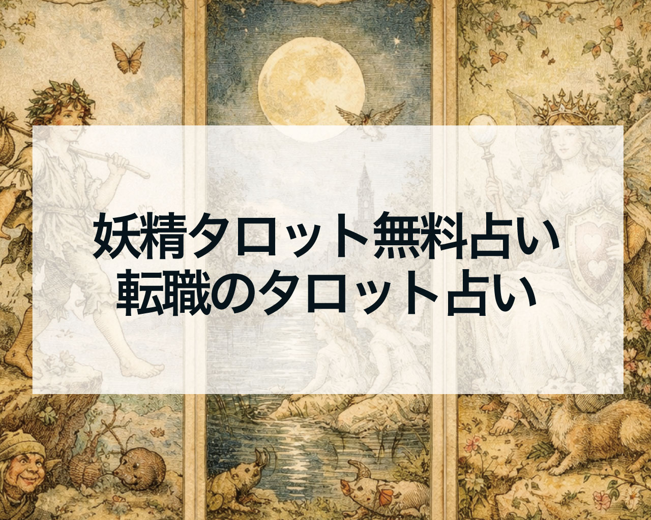 転職のタロット占い｜転職は決まる？転職後の未来・イエスノー・相性・時期を1枚で読む